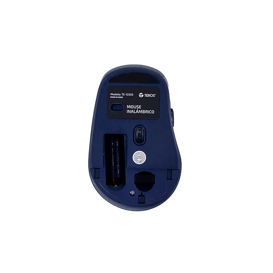Mouse Inalámbrico Teros TE-1235S, 2.4GHz, 6 Botones, USB, Color Azul 4