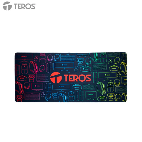 Mousepad gamer TEROS TE-3023G, diseño impreso