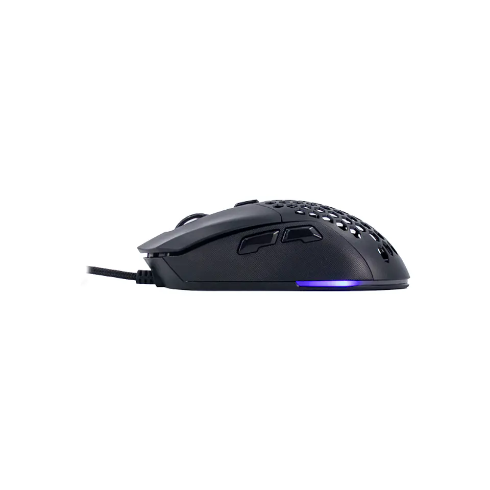 Mouse gamer TEROS TE-1232G, DPI hasta 7200, RGB, 7 botones, óptico, negro 2