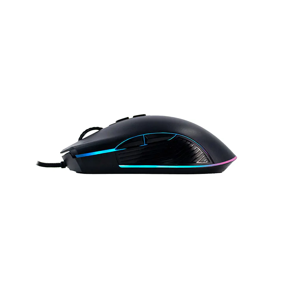 Mouse Gamer Teros TE-1233G, DPI hasta 7200, RGB,7 Botones, USB, Negro 2