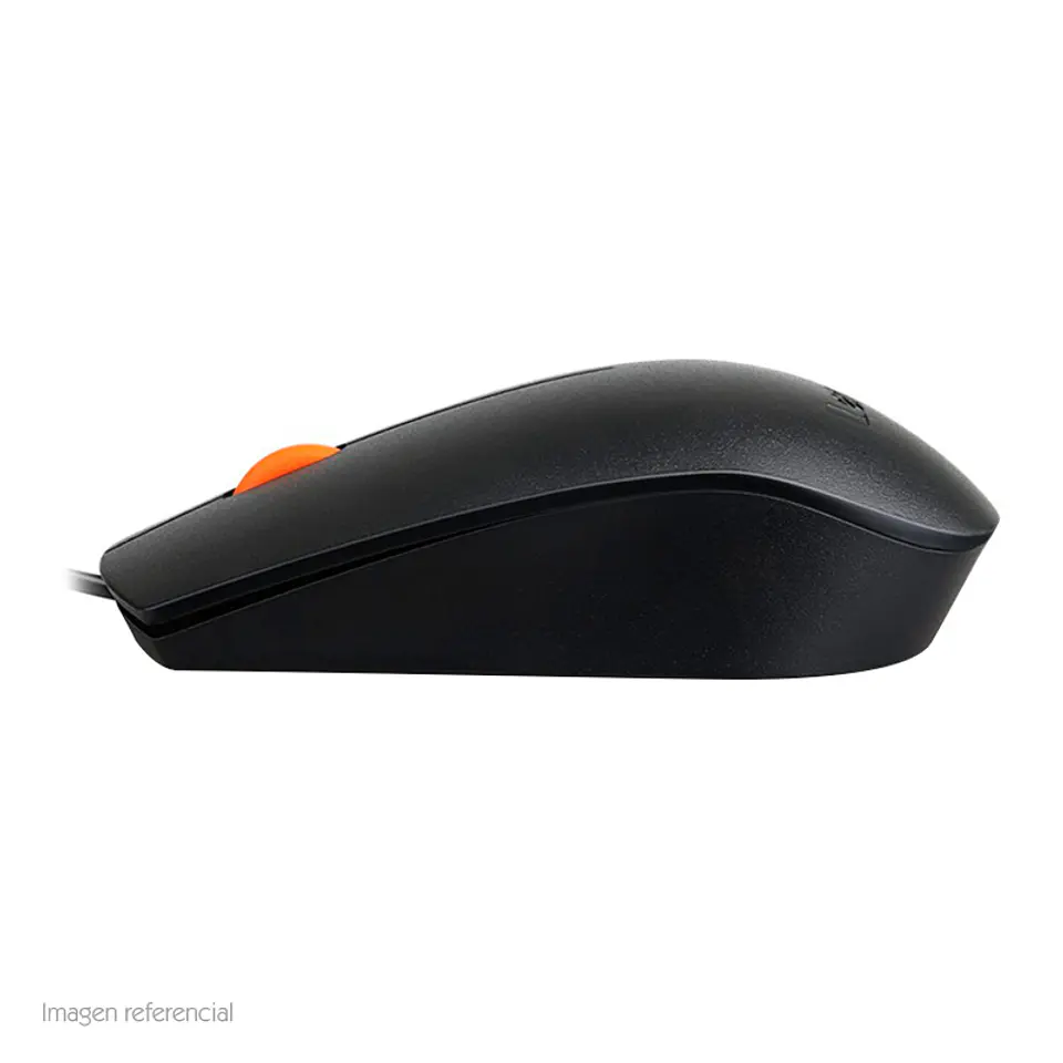 Mouse óptico Lenovo Essential, 1600 dpi, USB, Negro, presentación en caja. 2