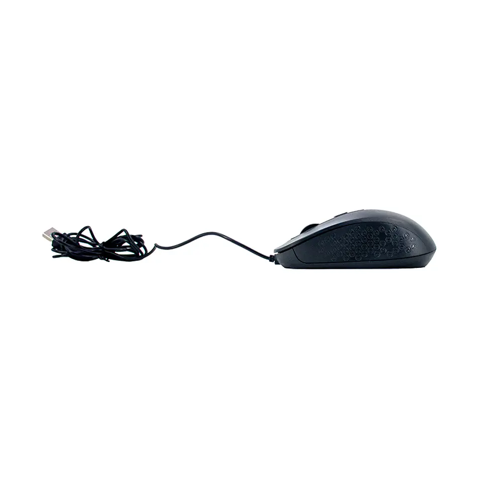 Mouse óptico TEROS TE-1229S, USB, 4 botones, negro 5