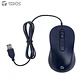 Mouse óptico TEROS TE-1243S, 2000 DPI, USB, 4 botones, azul - Miniatura 1