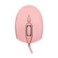 Mouse Óptico Teros TE-1226S, 800-1200-1600 DPI, USB, 4 Botones, Color Rosado - Miniatura 2