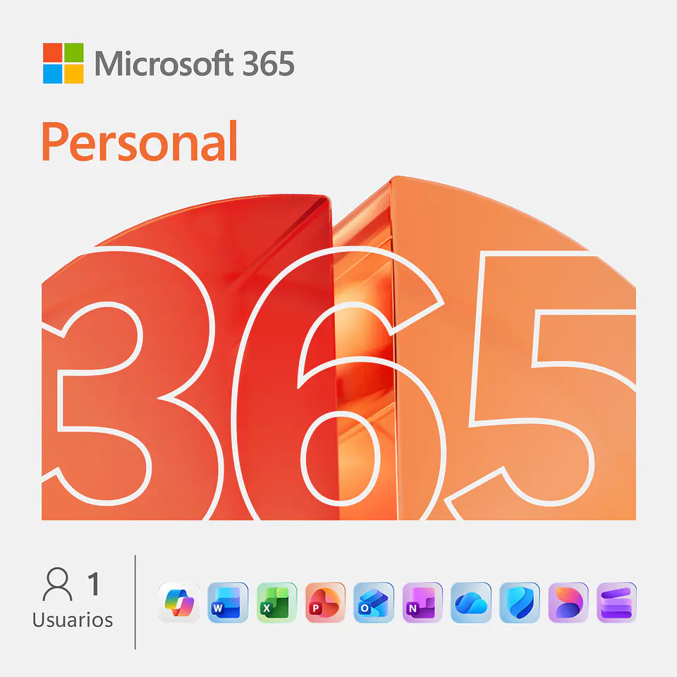 Licenciamiento Virtual (ESD) Microsoft 365 Personal (Licencia de 12 meses / 1 usuario) 1
