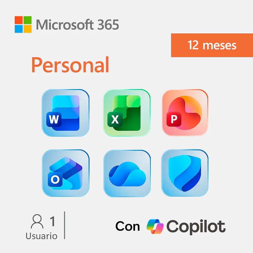Licenciamiento Virtual (ESD) Microsoft 365 Personal (Licencia de 12 meses / 1 usuario) 2
