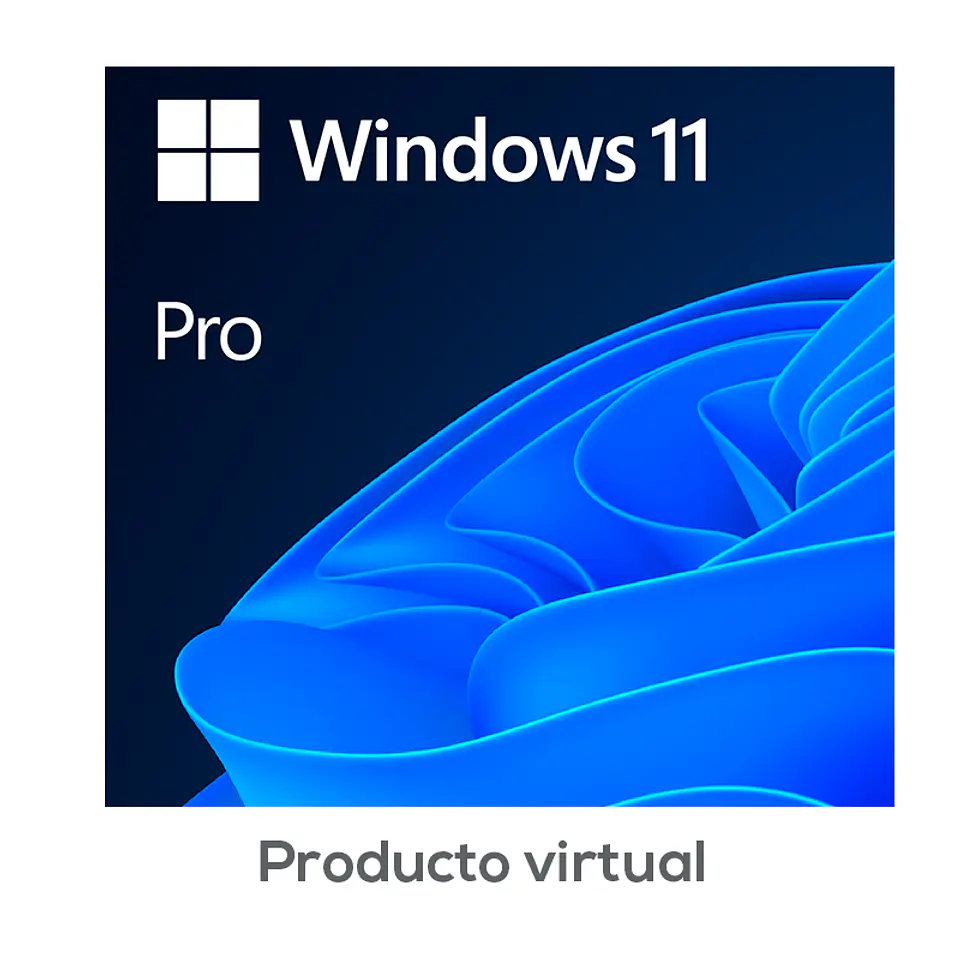 Sistema Operativo Microsoft Windows Pro 11, 64-bits All Languages PK Lic Online DwnLd NR 1