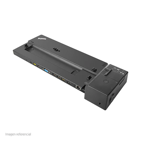 Estación de acoplamiento Lenovo 40AG0090US, VGA / DP / DVI-D/ USB / 3.5MM / LAN.