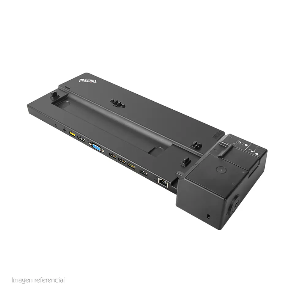 Estación de acoplamiento Lenovo 40AG0090US, VGA / DP / DVI-D/ USB / 3.5MM / LAN. 1