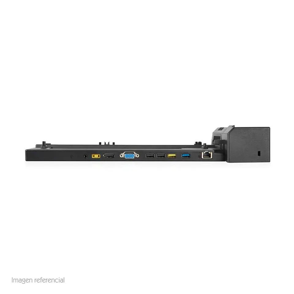 Estación de acoplamiento Lenovo 40AG0090US, VGA / DP / DVI-D/ USB / 3.5MM / LAN. 2