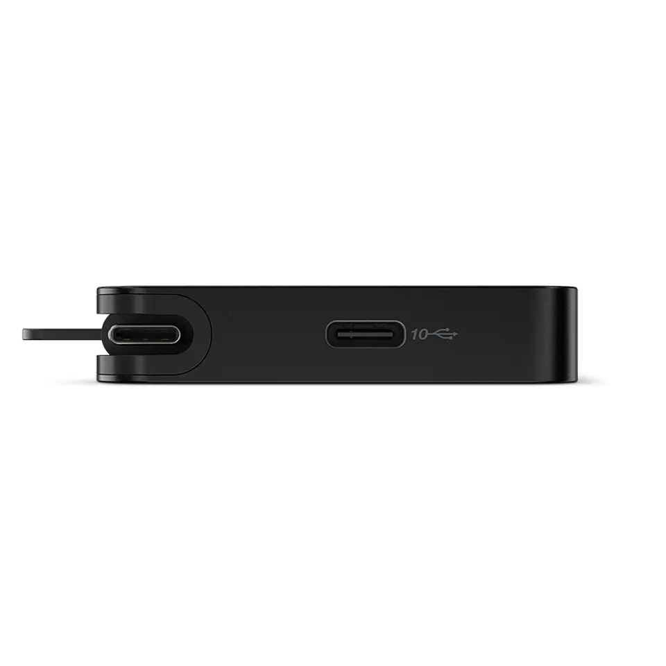 Hub de puertos portatil Lenovo, delgado, Interfaz: USB-C, Color Eclipse Black (Negro) 4