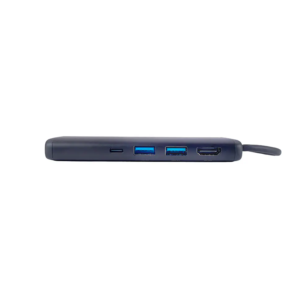 Concentrador de puertos (Hub) TEROS TE-7134N Gen 3 USB-C, 7 en 1 2