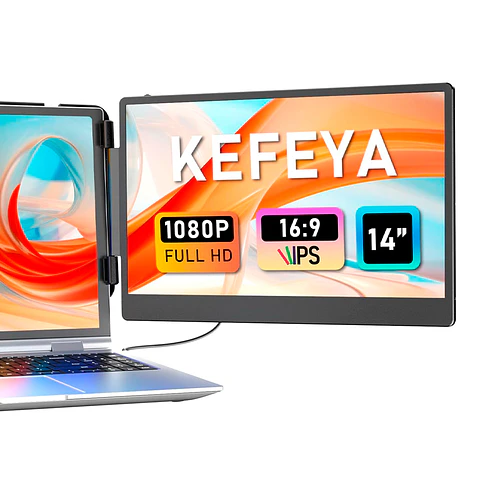 Extensor de monitor de 14" para portatiles de 13" - 17", FHD (1920x1080), IPS, USB-C/HDMI