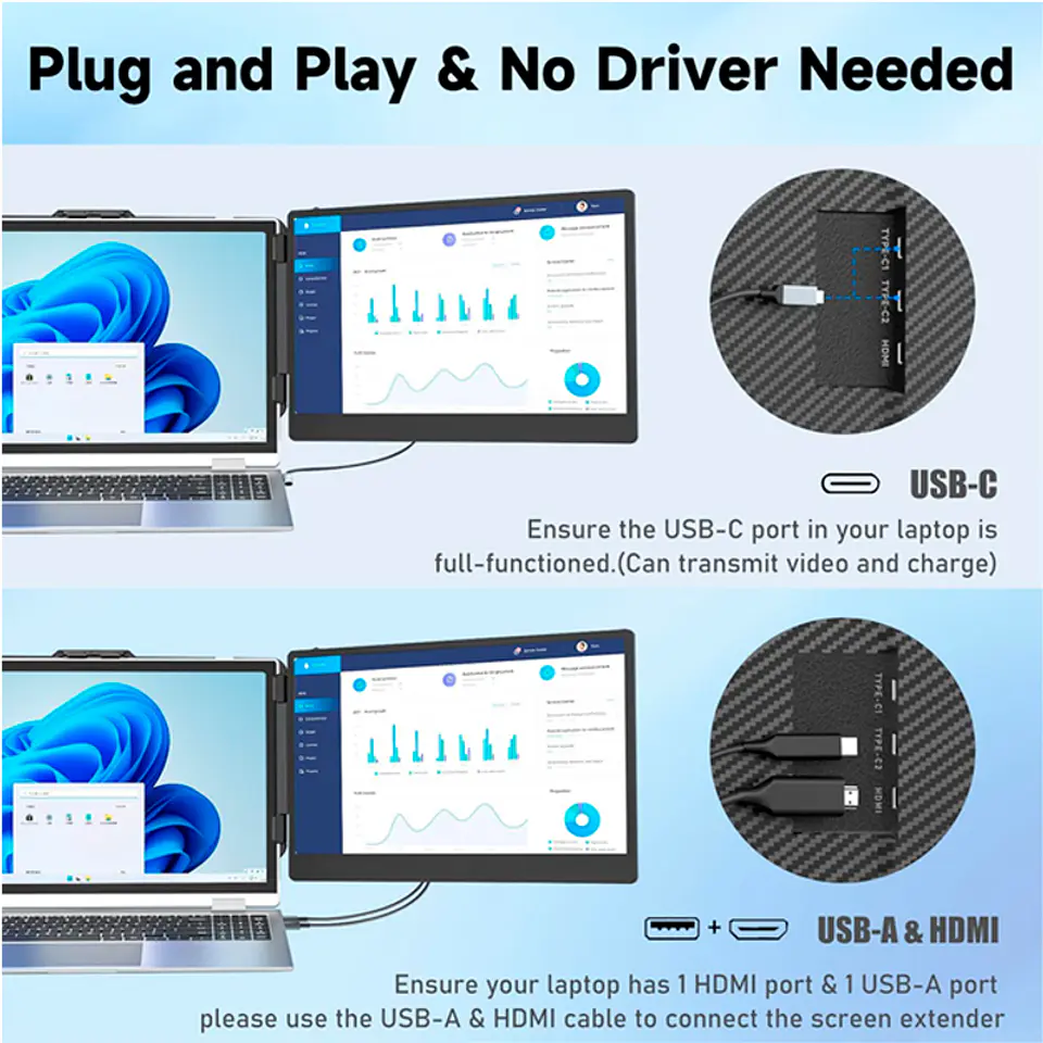 Extensor de monitor de 14