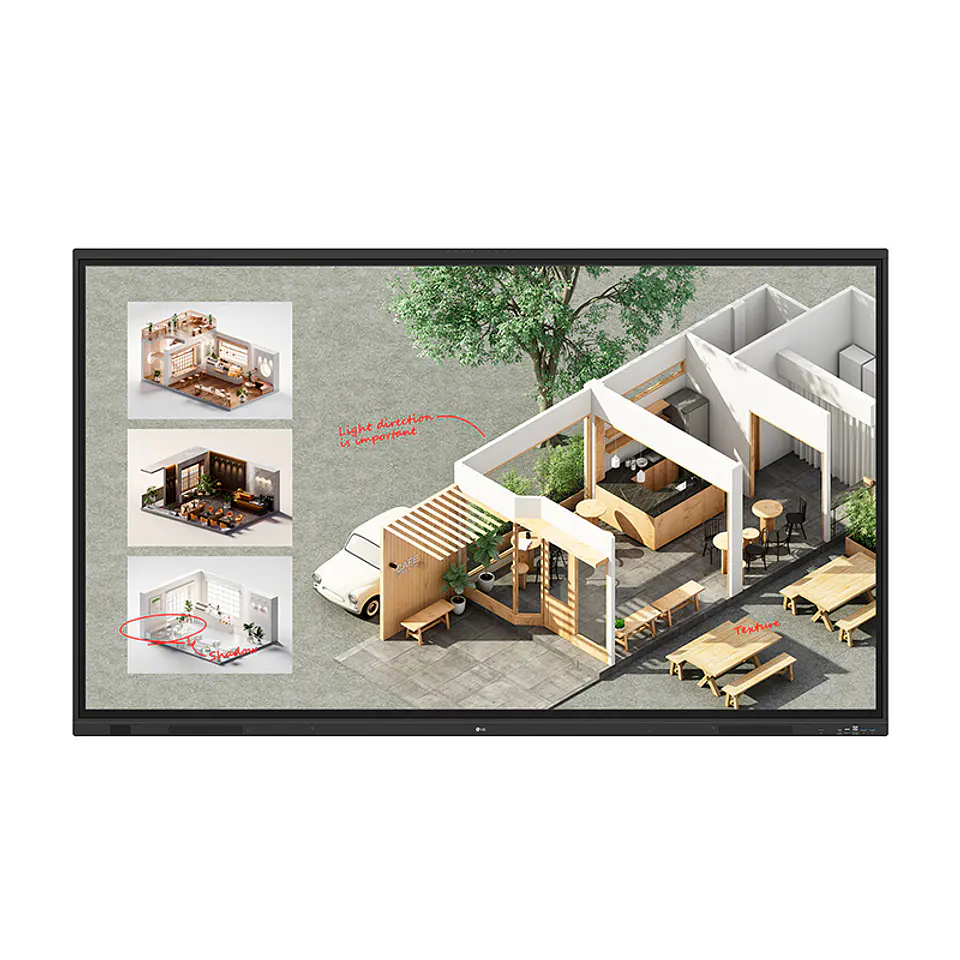 Pantalla Tactil Interactiva LG CreateBoard Standard 86