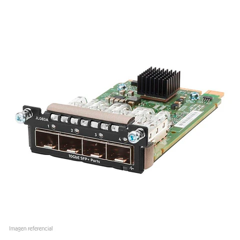 HPE 3810M Aruba (JL083A), 4 SFP+, velocidad de transferencia 10 Gbps.
