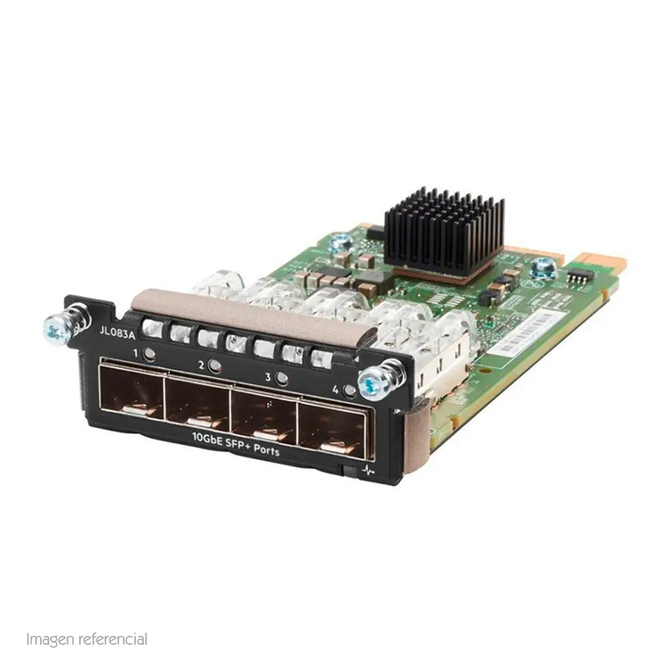 HPE 3810M Aruba (JL083A), 4 SFP+, velocidad de transferencia 10 Gbps. 1