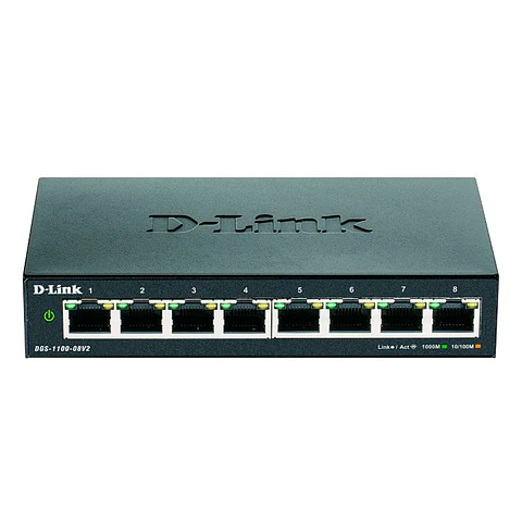 8-PORTS Gigabit Easy Smart