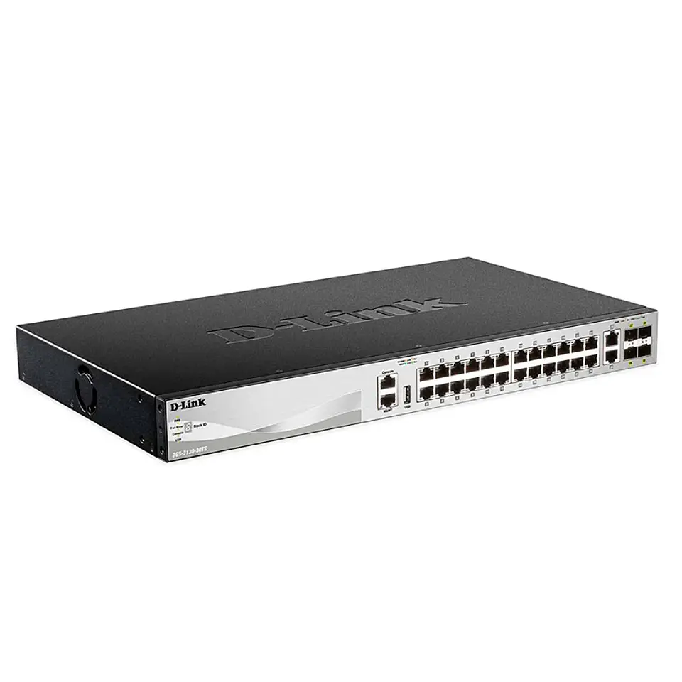 Switch D-Link DGS-3130-30TS, Administrable, Apilable de capa 3. 1