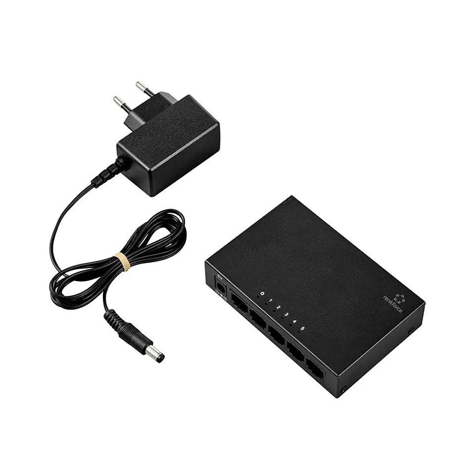 Switch de red RJ45 Renkforce RF-US-500, de 5 puertos y 1 GBit/s 4
