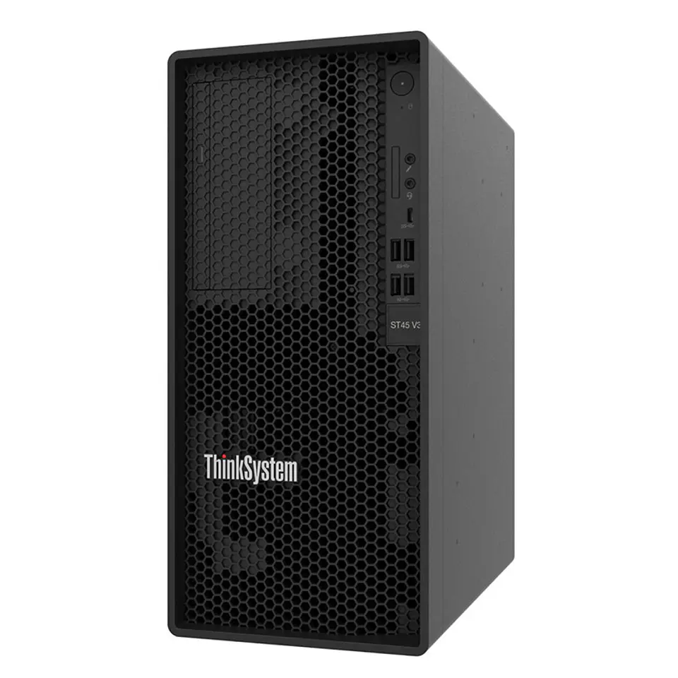 Servidor Lenovo ThinkSystem ST45 V3 / AMD EPYC 4124P 3.8/5.1GHz/4C/8T/TDP: 65W/Tower 1