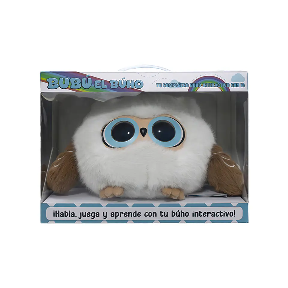 Juguete interactivo con IA Bubú el Búho ChatGPT 4o, App Tuya Smart, 1200mAh, Felpa 6
