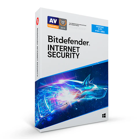 Software Bitdefender Internet Security, Licencia para 3 PCs, 12 Meses