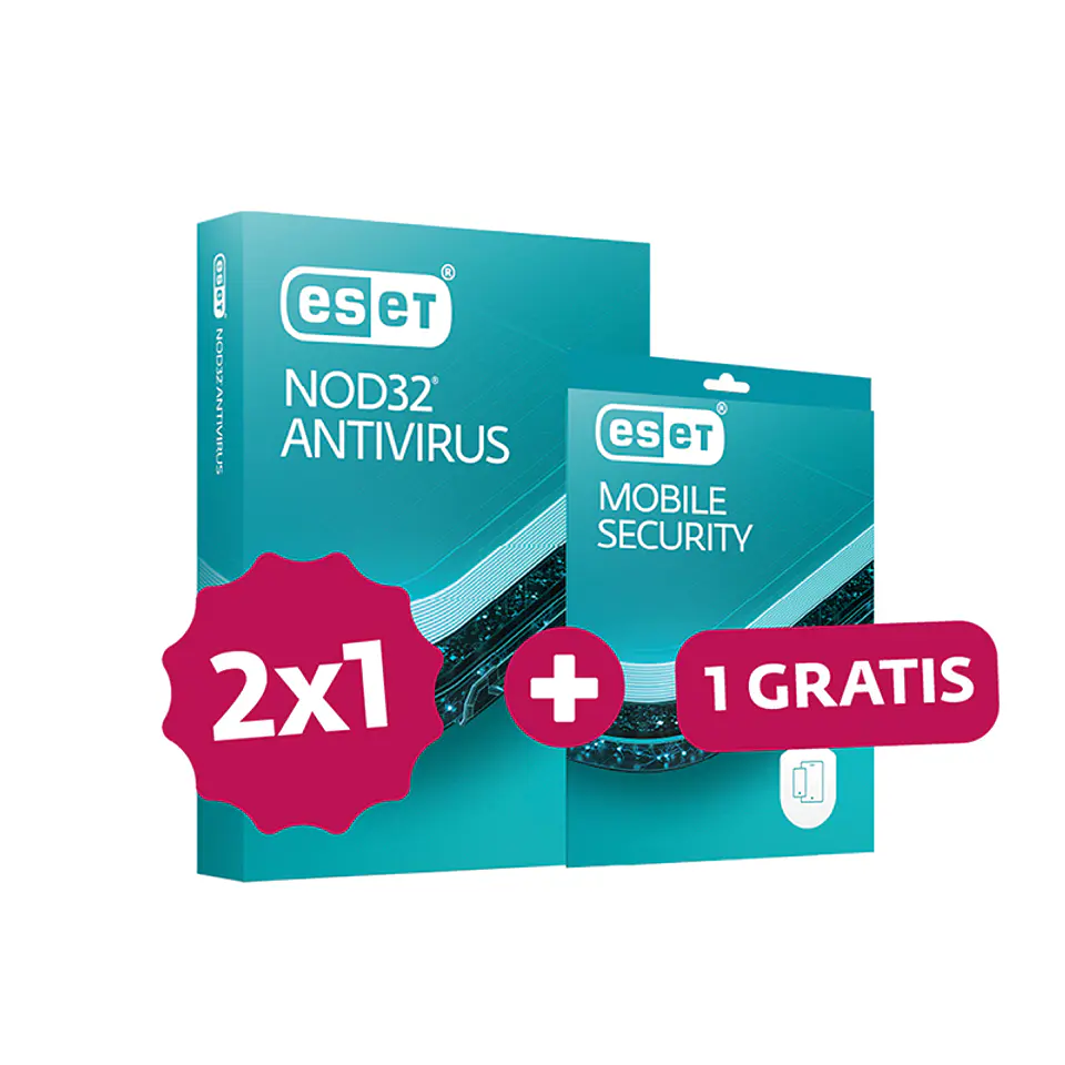 Eset Nod 32 2X1 + 1MBG 2026 1