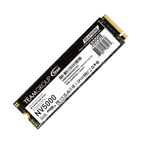 Unidad en estado solido TeamGroup NV5000, 500GB M.2 PCIe SSD, 4,500 MB/s