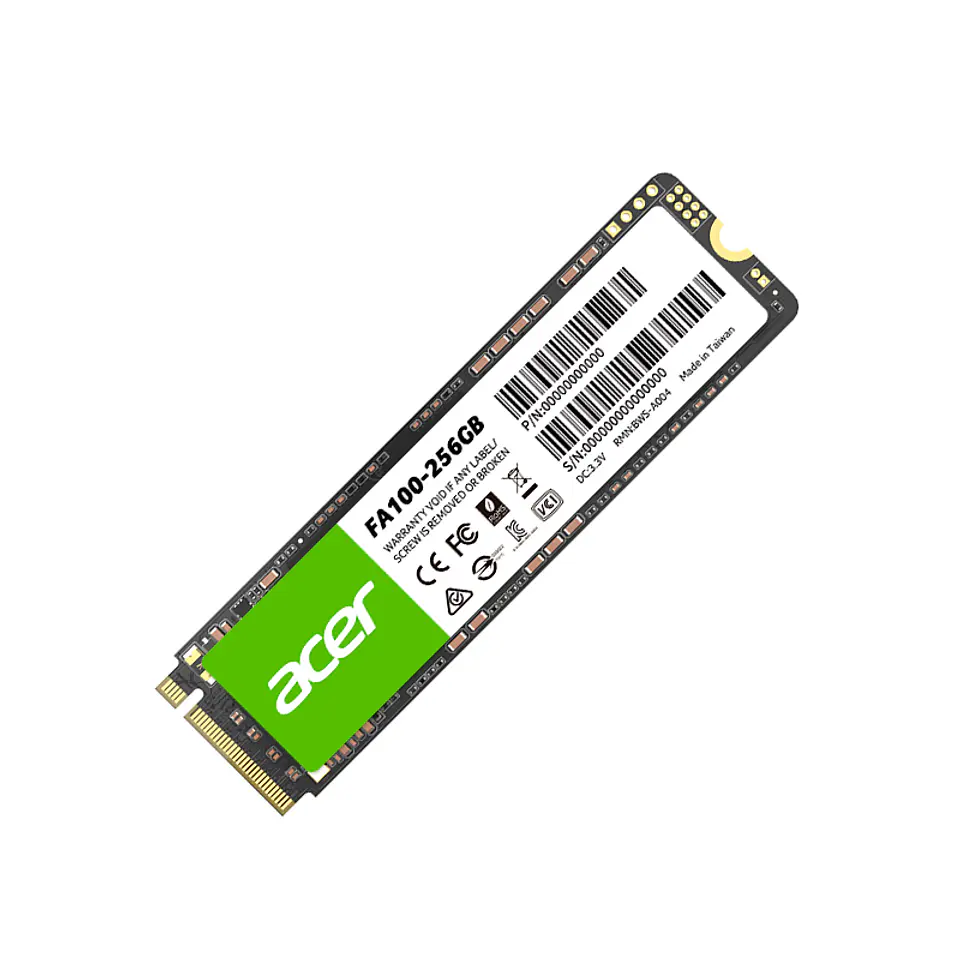 Unidad en Estado Solido (SSD) Acer FA100 256GB M.2 PCIe NVMe 1