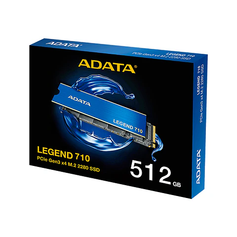 Unidad en estado solido (SSD) ADATA LEGEND 710 512GB PCIe Gen 3.0 x4 M.2 2280