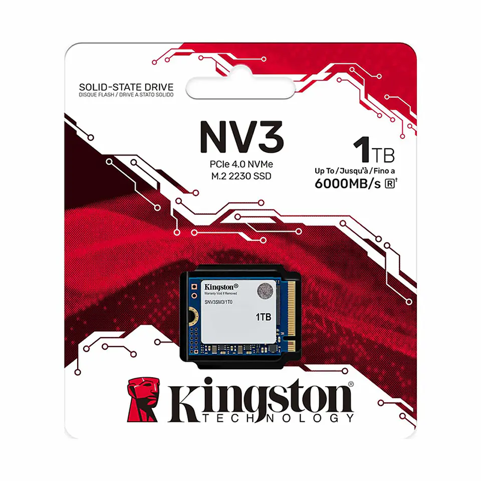 SSD Kingston NV3 PCIe 4.0 NVMe de 1 TB 2