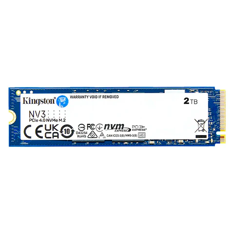 Unidad en estado solido Kingston 2000GB NV3 PCIe 4.0 NVMe M.2 SSD