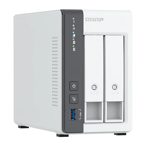 Servidor NAS QNAP TS-216G, ARM Cortex A55 4C/2GHz, 4GB RAM (On-Board), Bahias: 2x3.5" SATA