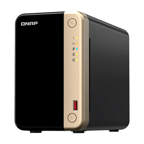Servidor NAS QNAP TS-264-8G, Celeron N5095 4C / 2.9GHz, 8GB RAM, Bahias: 2 x 3.5" SATA