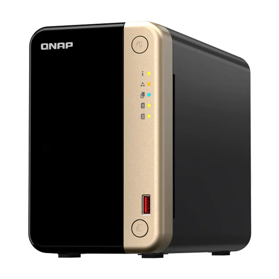 Servidor NAS QNAP TS-264-8G, Celeron N5095 4C / 2.9GHz, 8GB RAM, Bahias: 2 x 3.5