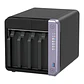 Servidor NAS Qnap TS-432X-4G, Arm AL524 4C/2GHz, 4GB RAM Sodimm, Bahias: 4x3.5