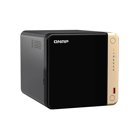 Servidor NAS QNAP TS-464-8G, Celeron N5095 4C/2.9GHz, 8GB DDR4 / Bahias: 4 x 3.5" SATA
