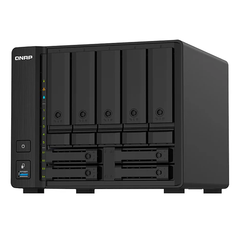 Servidor NAS QNAP TS-932PX-4G ARM Cortex-A57 4C/1.7GHz 4GB DDR4 Bahias: 5x3.5"+4x2.5" SATA