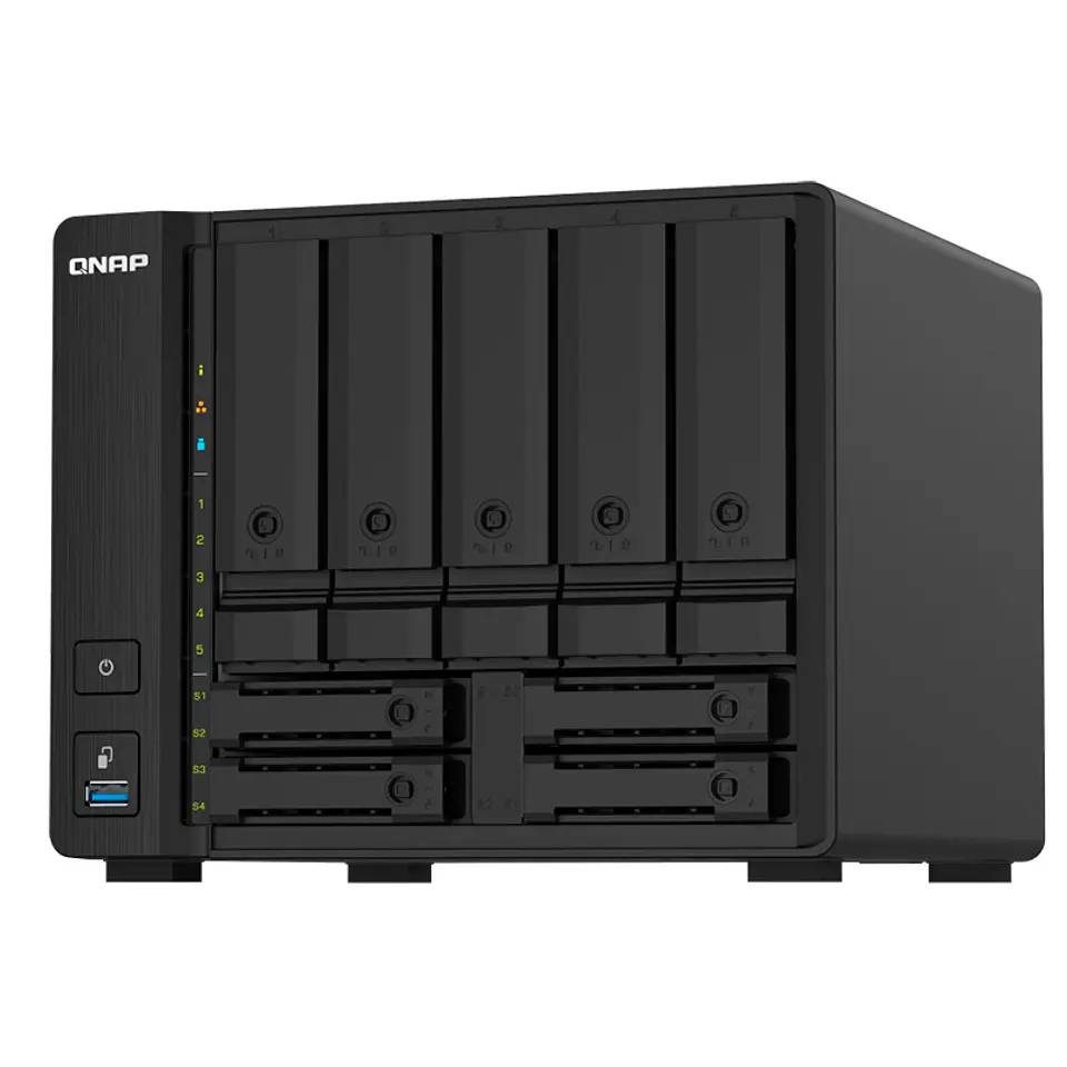 Servidor NAS QNAP TS-932PX-4G ARM Cortex-A57 4C/1.7GHz 4GB DDR4 Bahias: 5x3.5