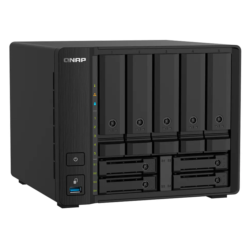 Servidor NAS QNAP TS-932PX-4G ARM Cortex-A57 4C/1.7GHz 4GB DDR4 Bahias: 5x3.5