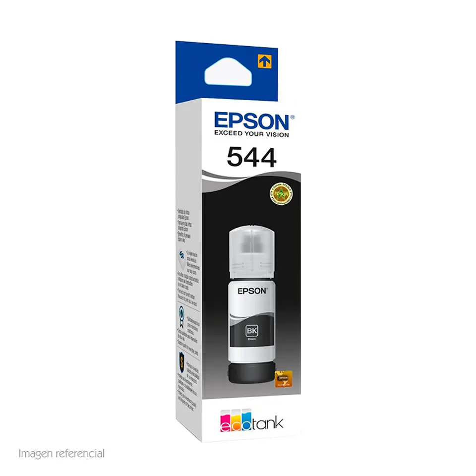 Botella de tinta EPSON T544120-AL, color Negro, contenido 65ml. 1