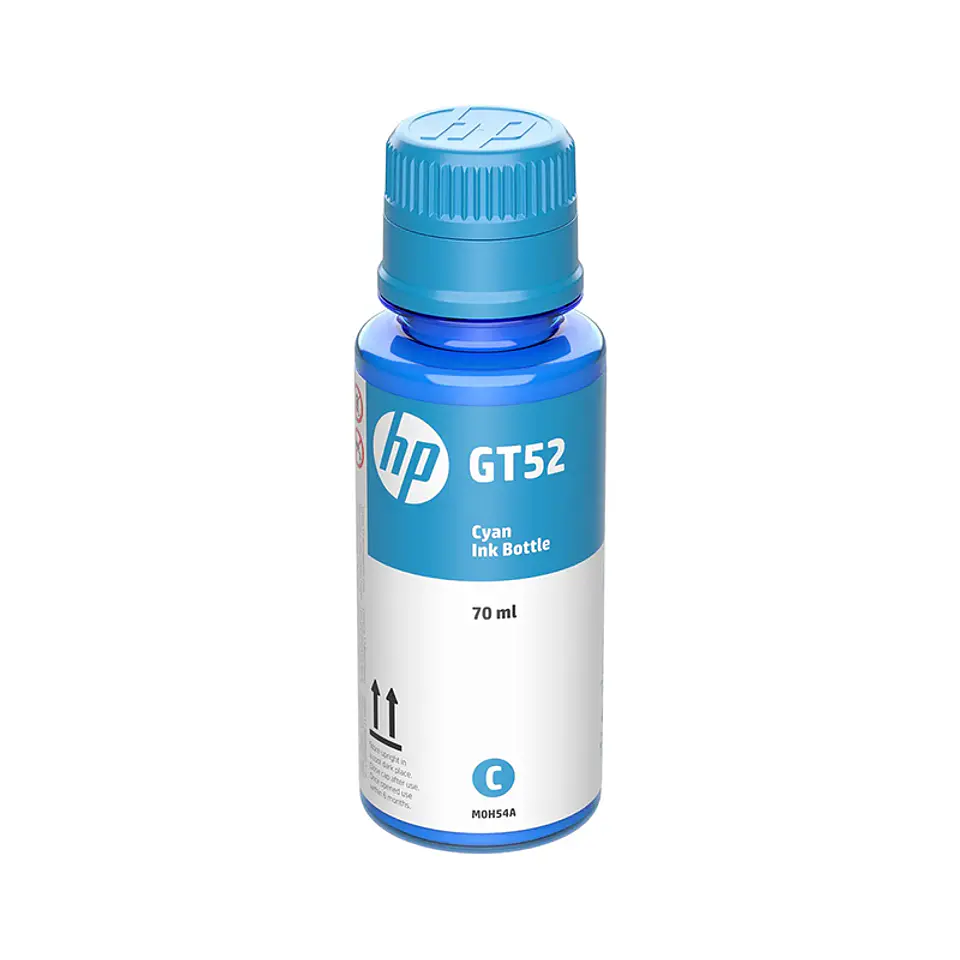 Botella de tinta original Cian HP GT52 (M0H54AL), 70ml. 2