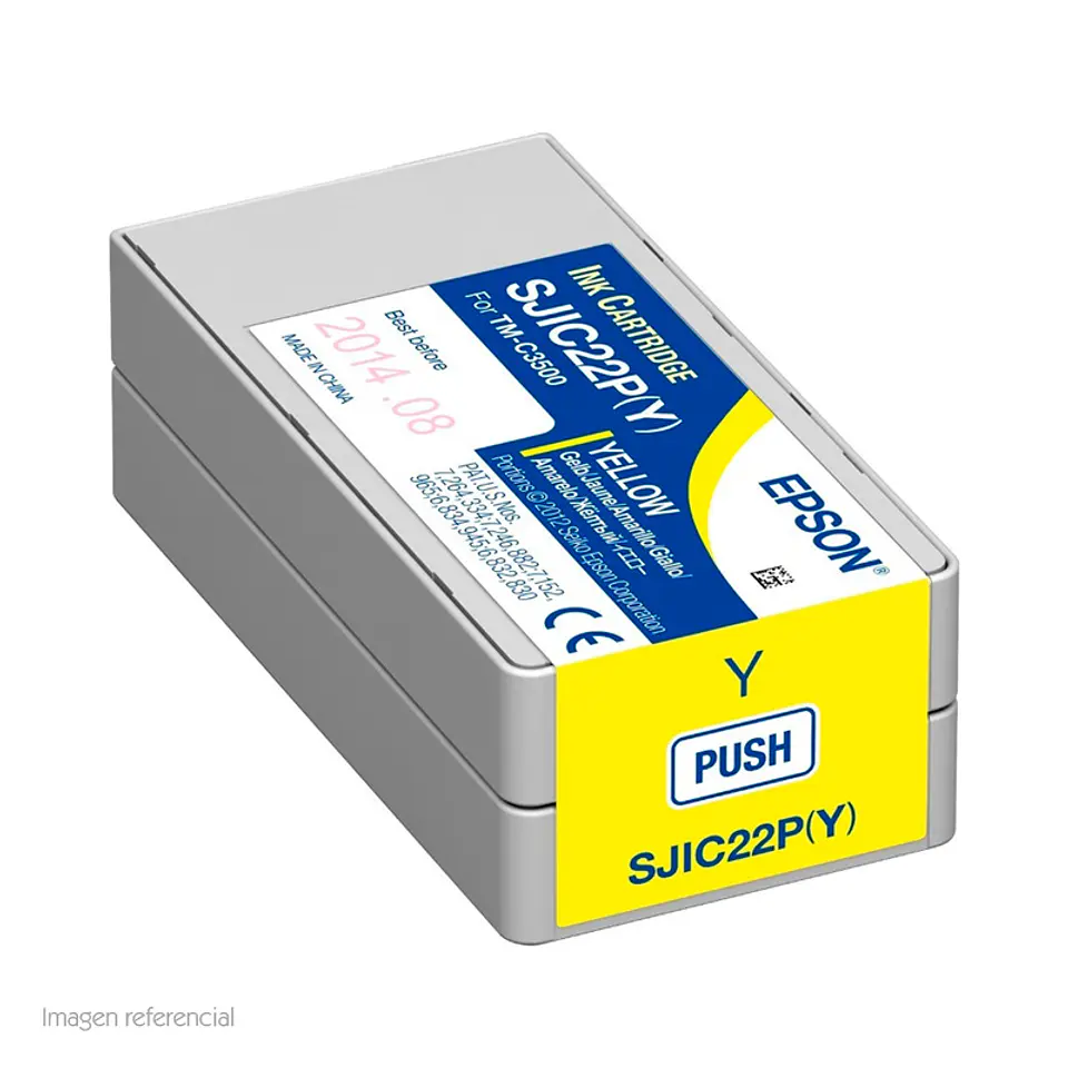 Cartucho de Tinta EPSON color Amarillo para impresoras Epson TM-C3500. 1
