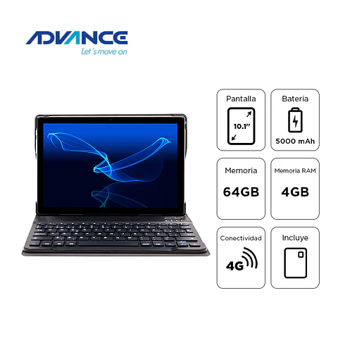 Tablet Advance SmartPad SP5706, 10.1" WXGA IPS, T310 2.00GHz, 4GB RAM, 64GB, Android 13