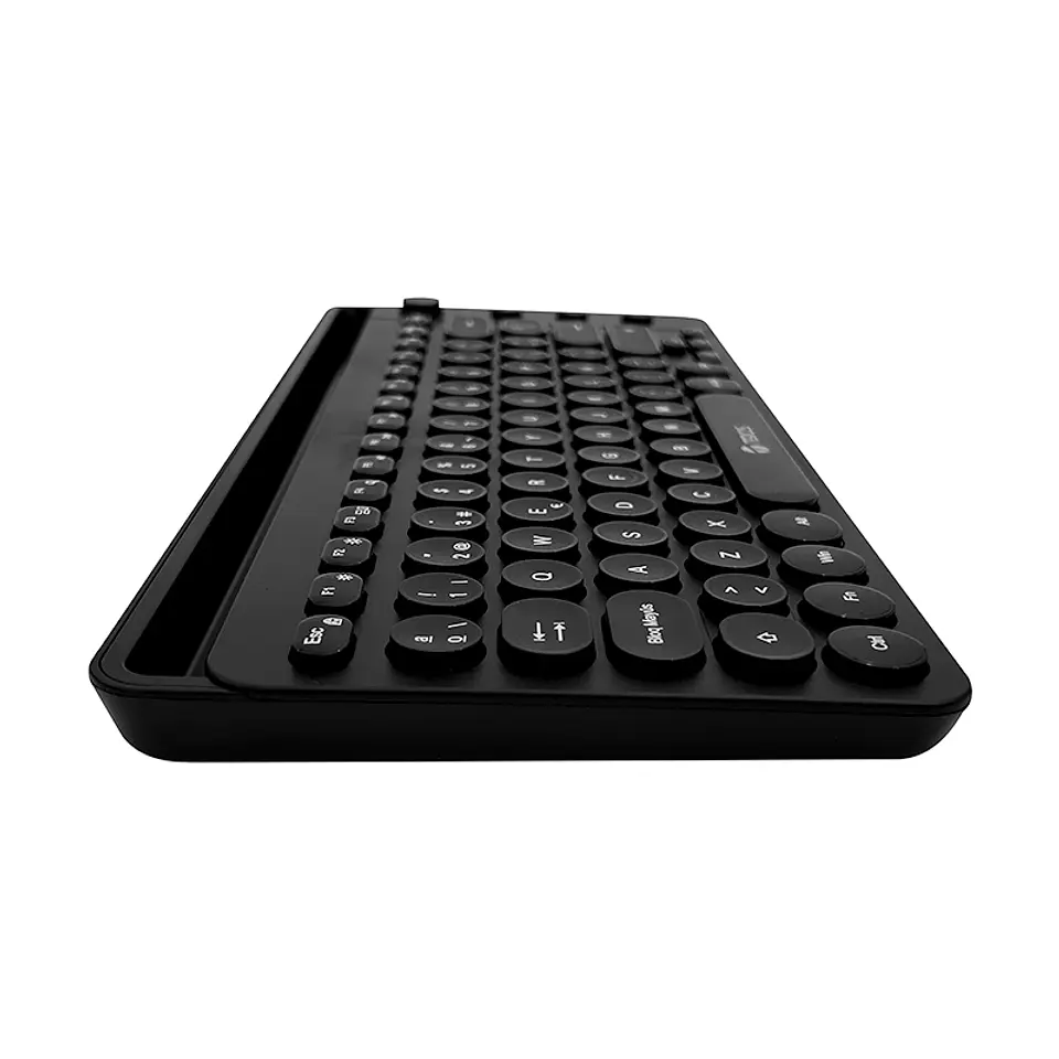 Teclado inalámbrico TEROS TE-4064N, 2.4 GHz, bluetooth 3.0 / 5.2, 80 teclas, negro 4