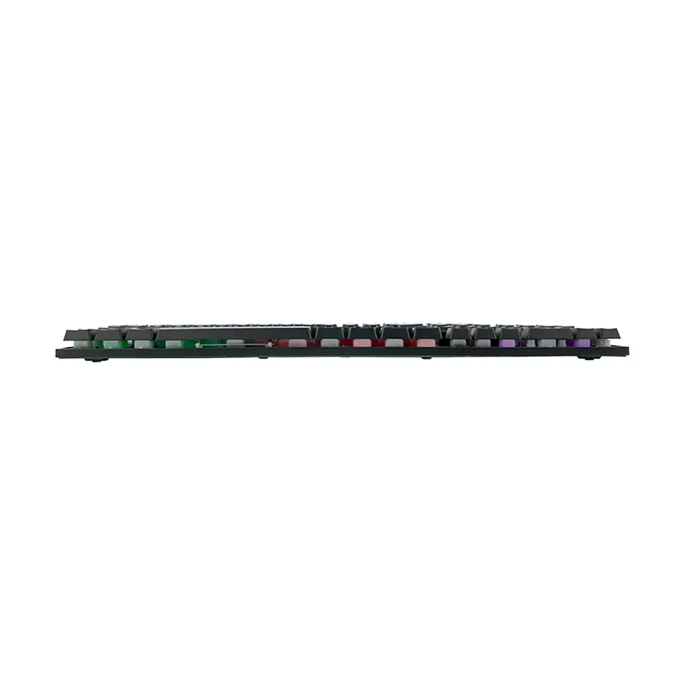 Teclado gamer TEROS TE-4072G, RGB, USB, negro 3