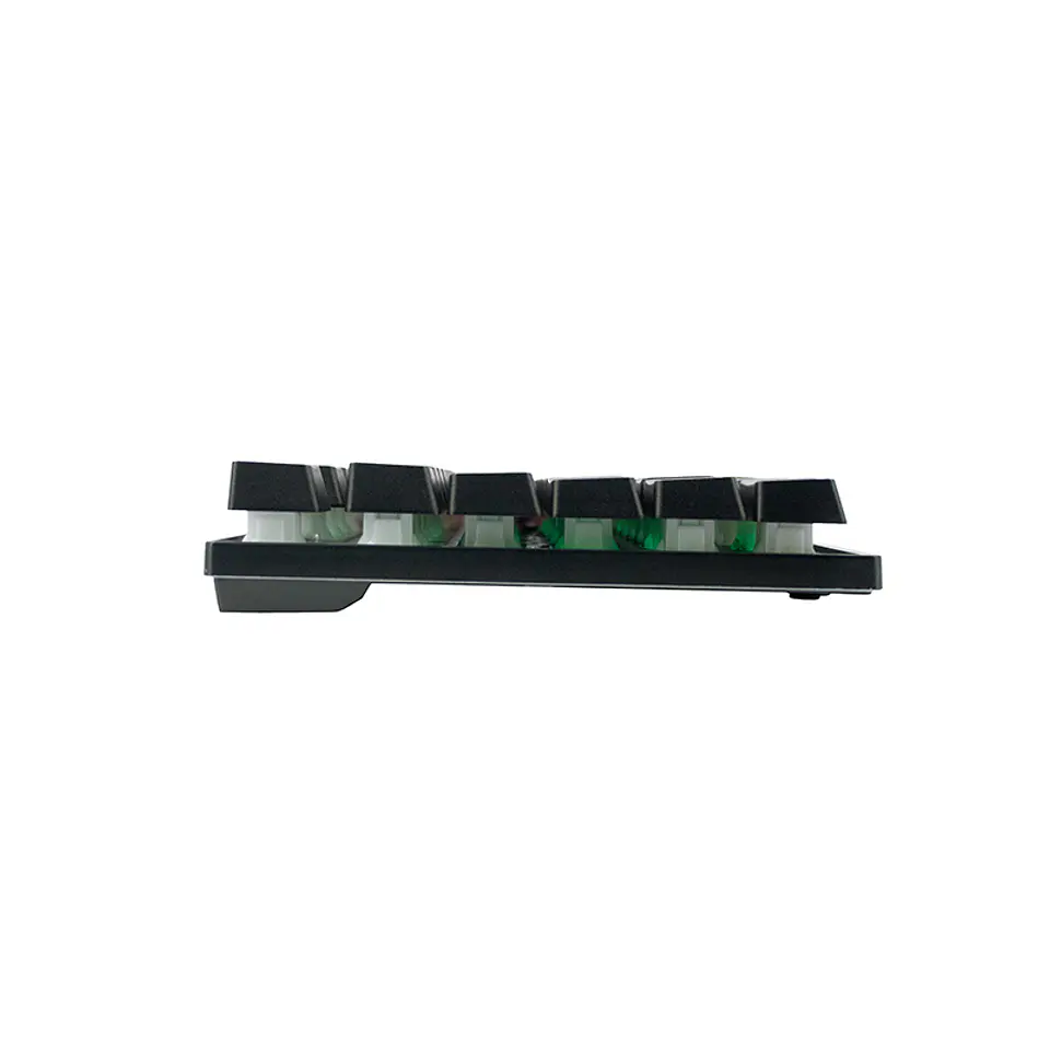 Teclado gamer TEROS TE-4072G, RGB, USB, negro 4