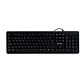 Teclado lavable TEROS TE-4065N, IPX7, USB, negro - Miniatura 2