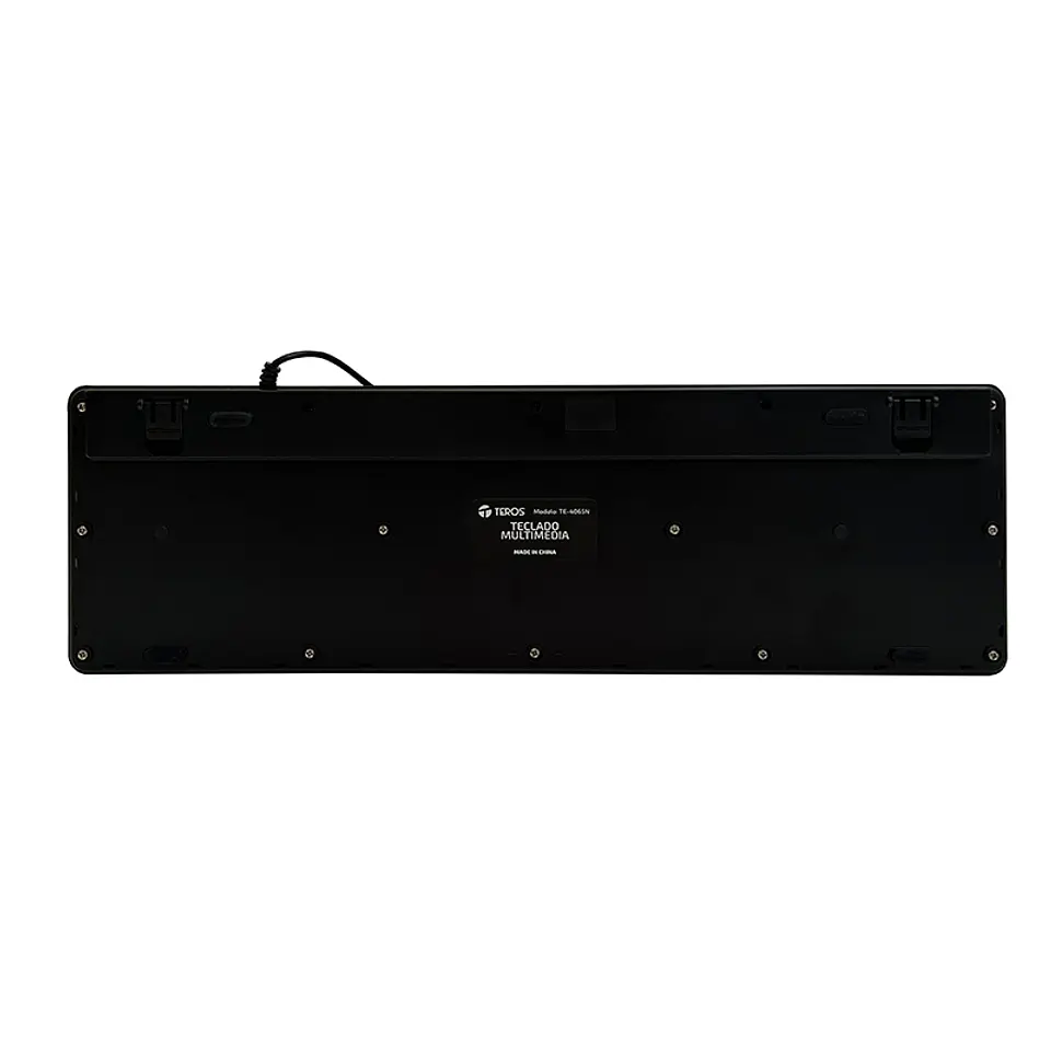 Teclado lavable TEROS TE-4065N, IPX7, USB, negro 6